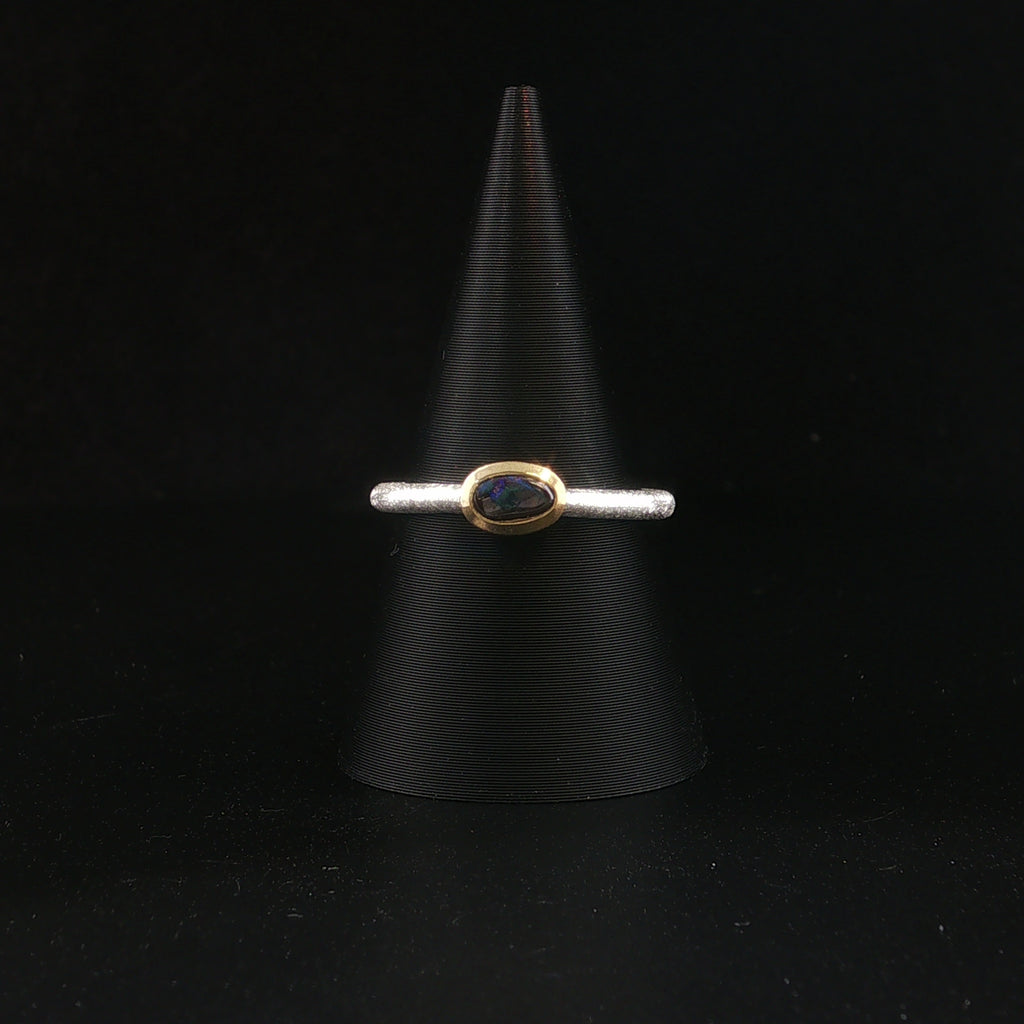 Boulder Opal Ring