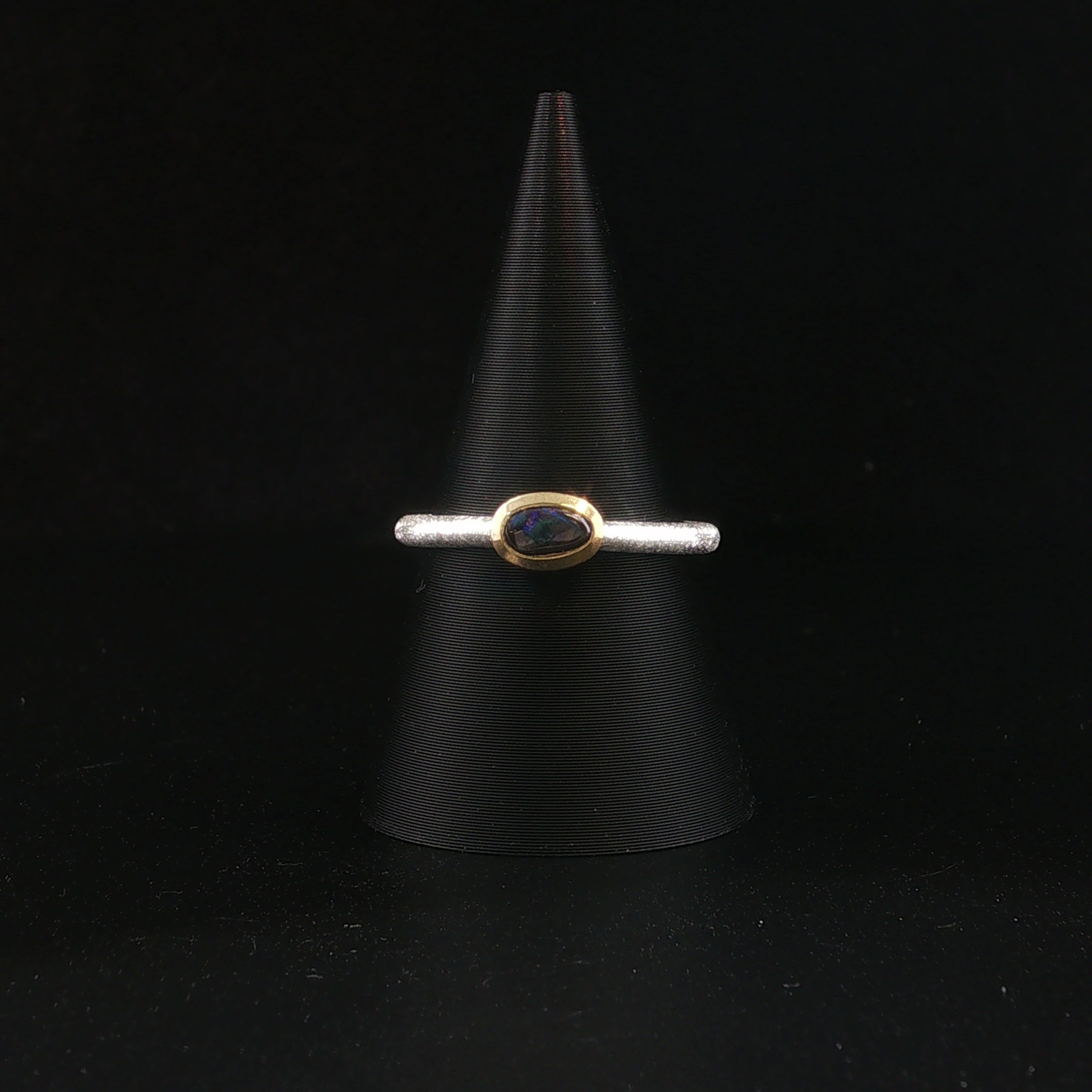 Boulder Opal Ring