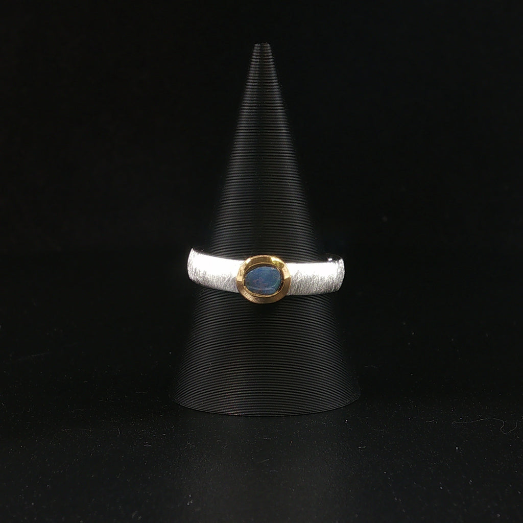 Boulder Opal Ring