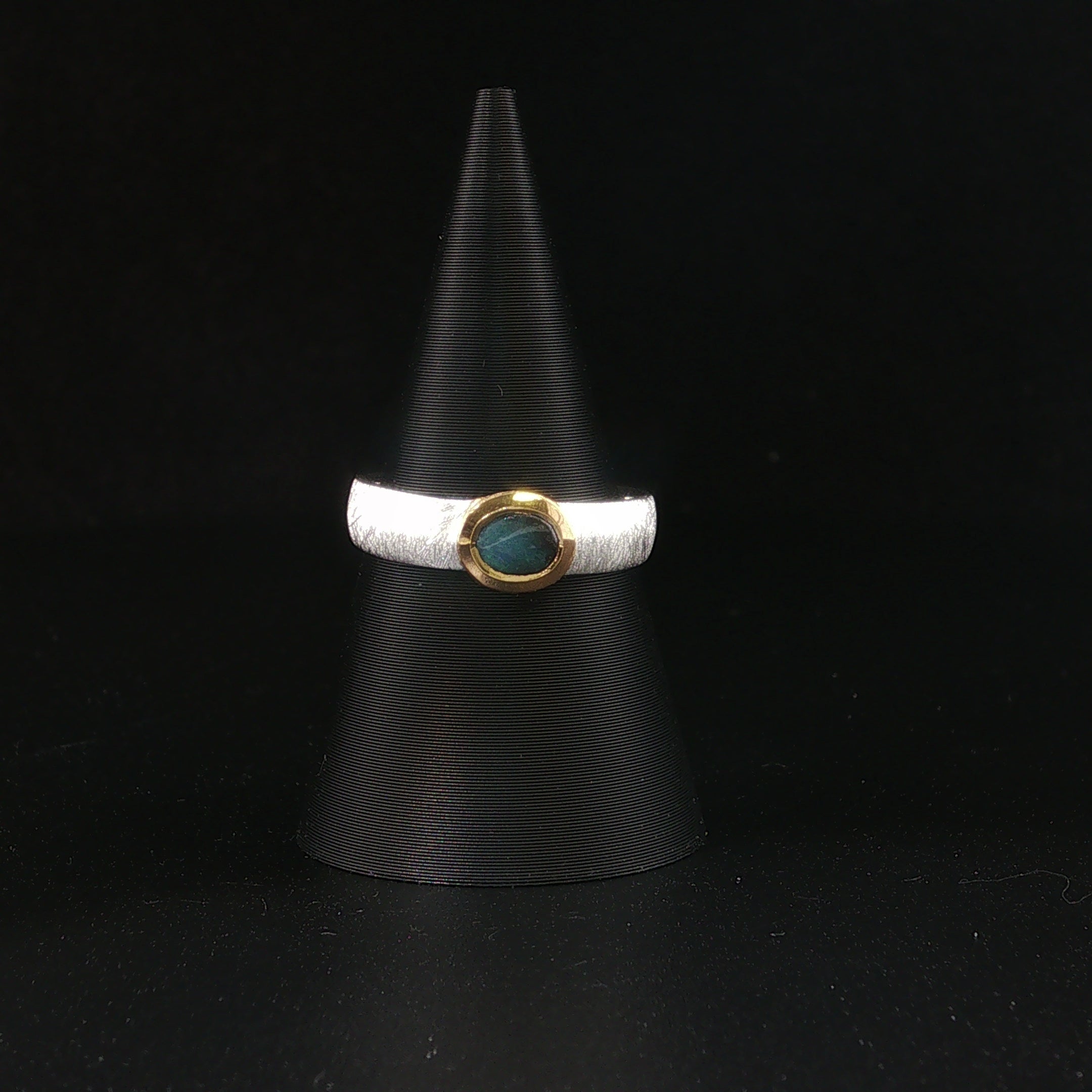 Boulder Opal Ring