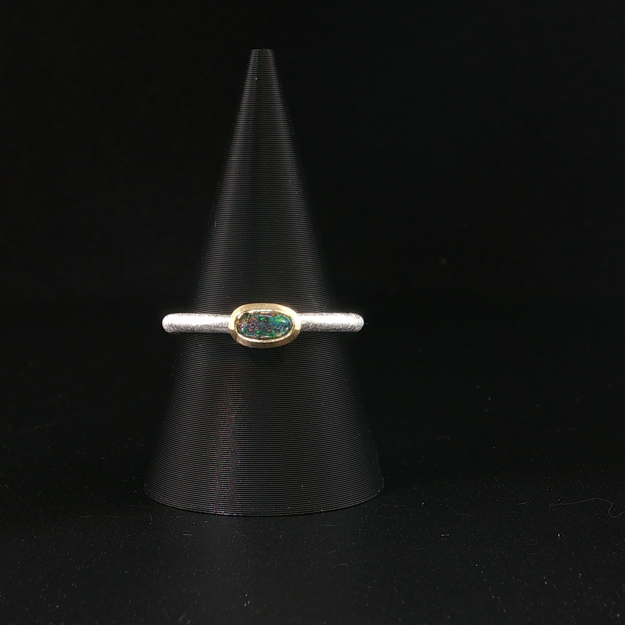 Boulder Opal Ring