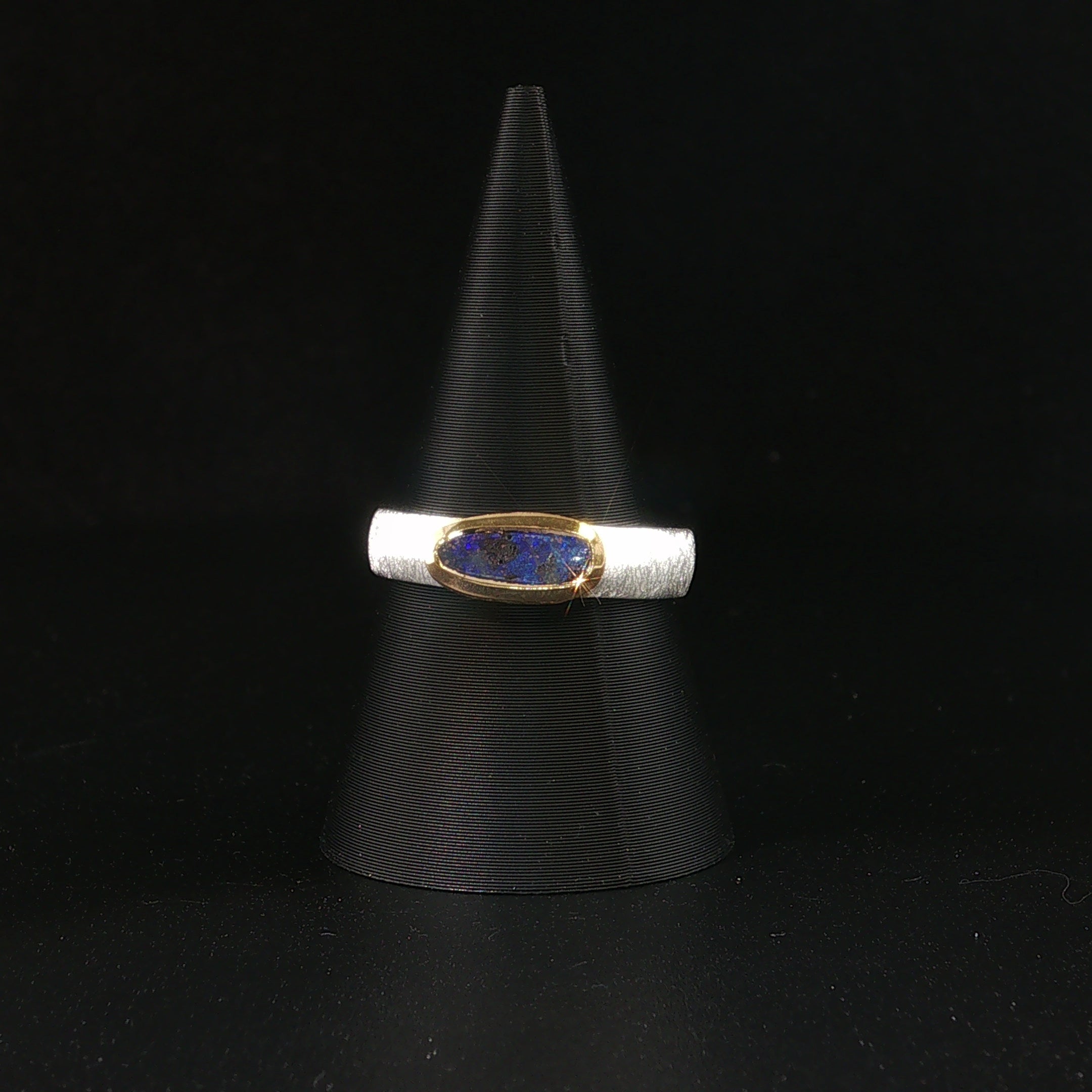 Boulder Opal Ring