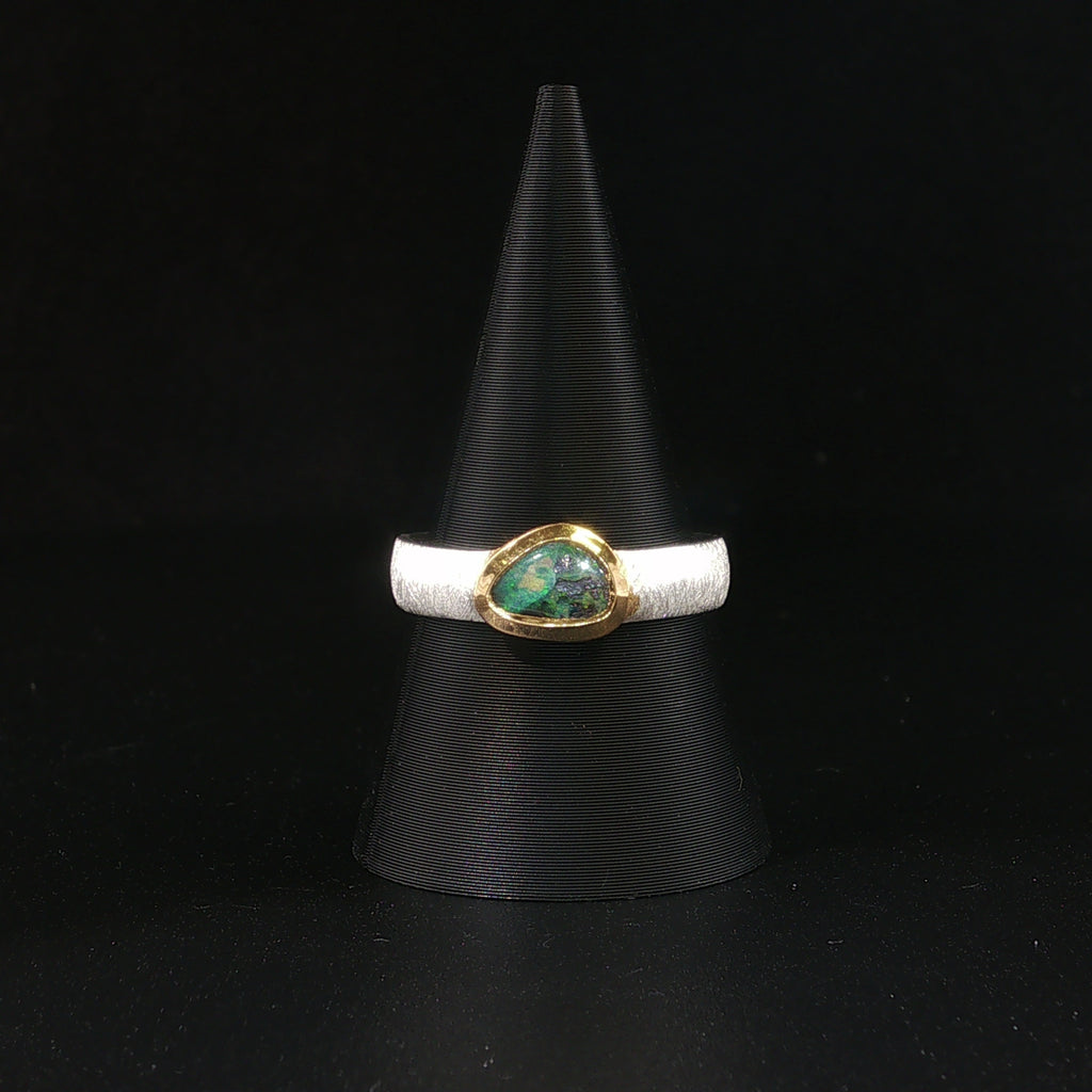 Boulder Opal Ring