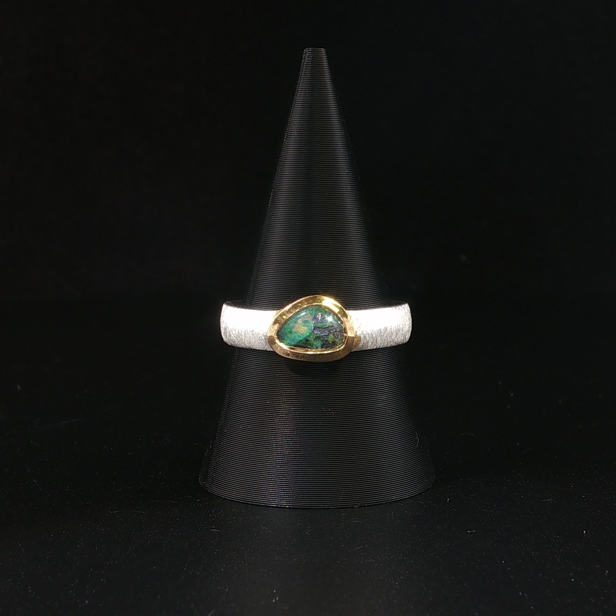 Boulder Opal Ring