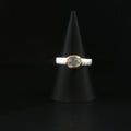 Regenbogen Mondstein Ring