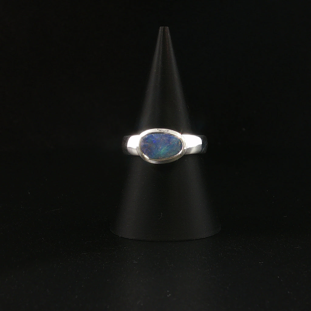Boulder Opal Ring