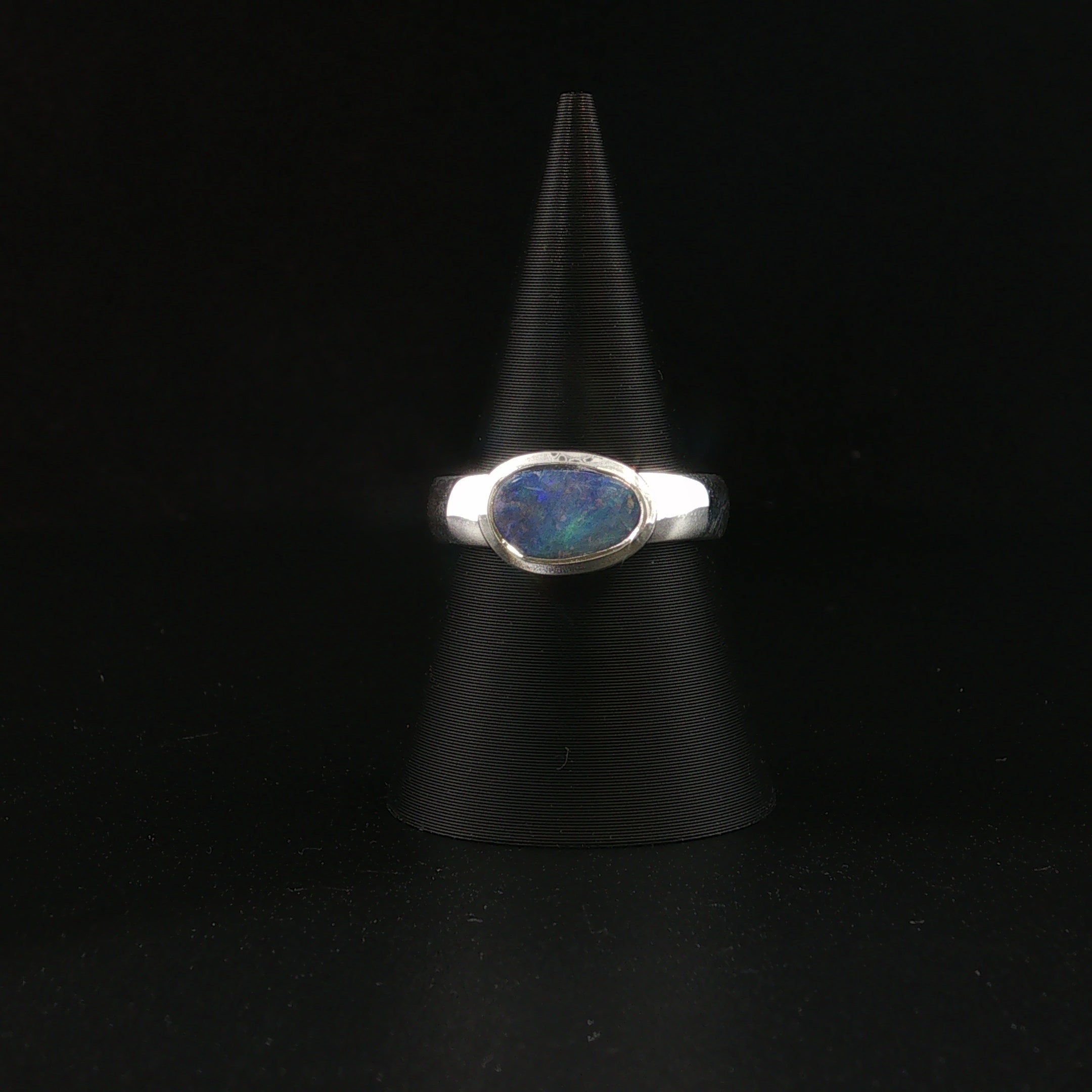 Boulder Opal Ring