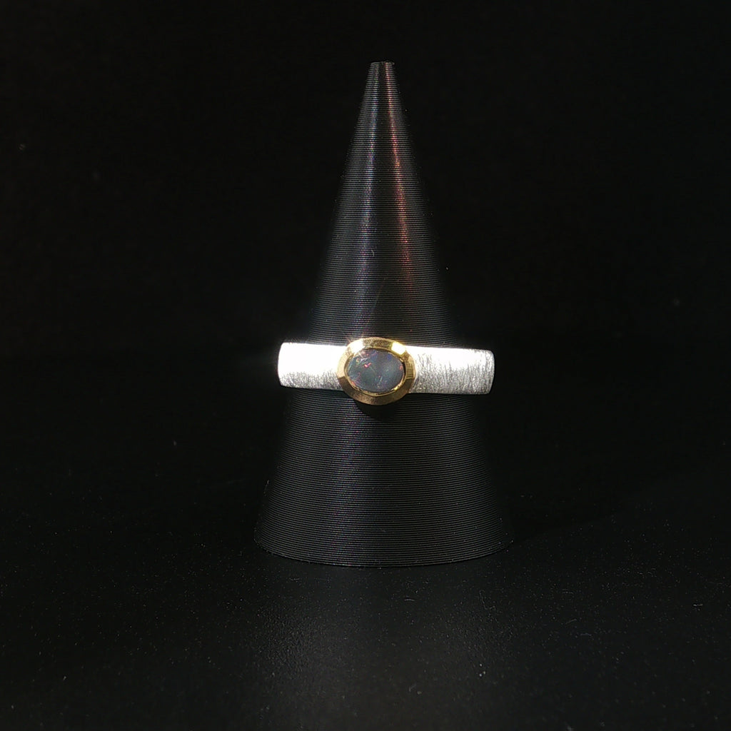 Boulder Opal Ring