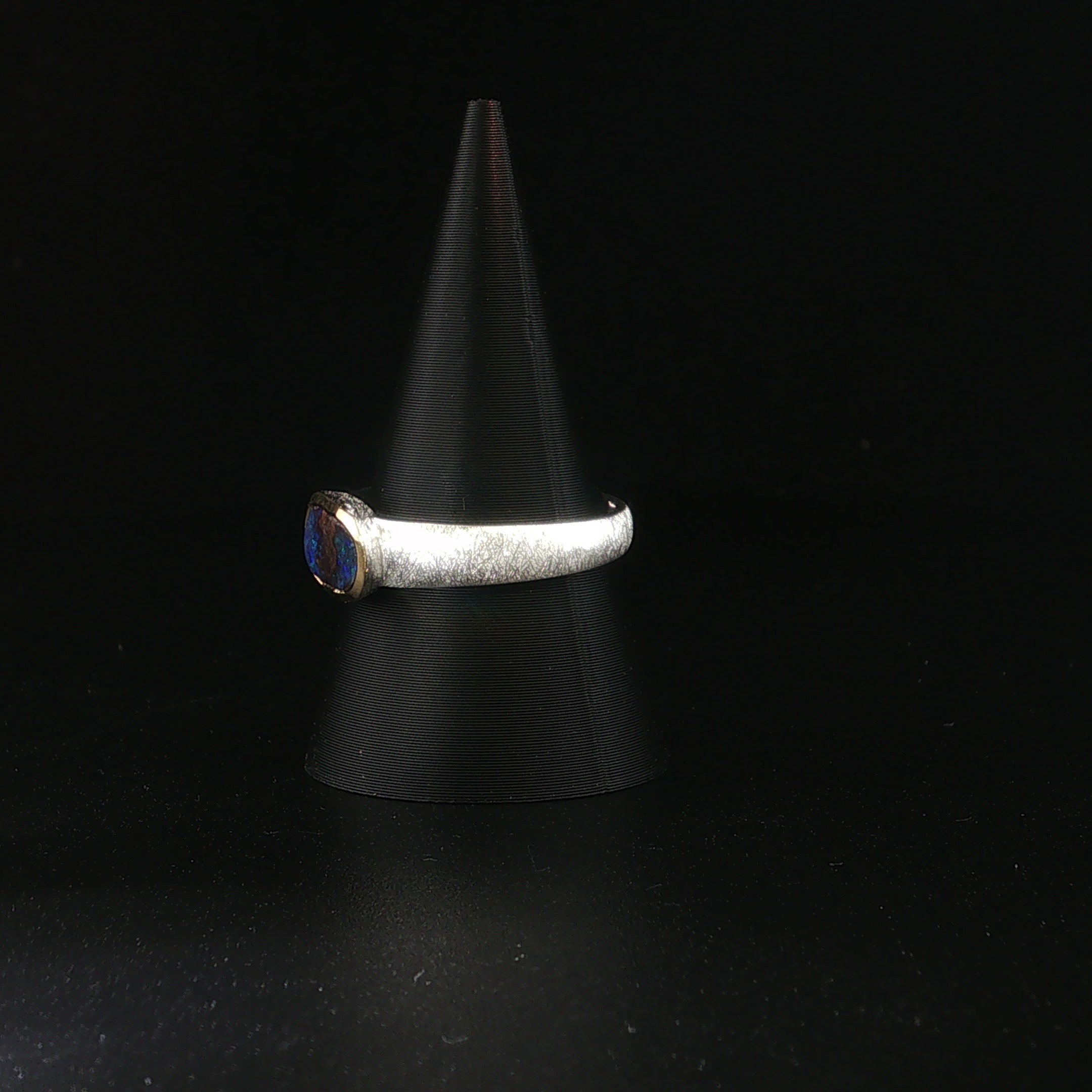 Boulder Opal Ring