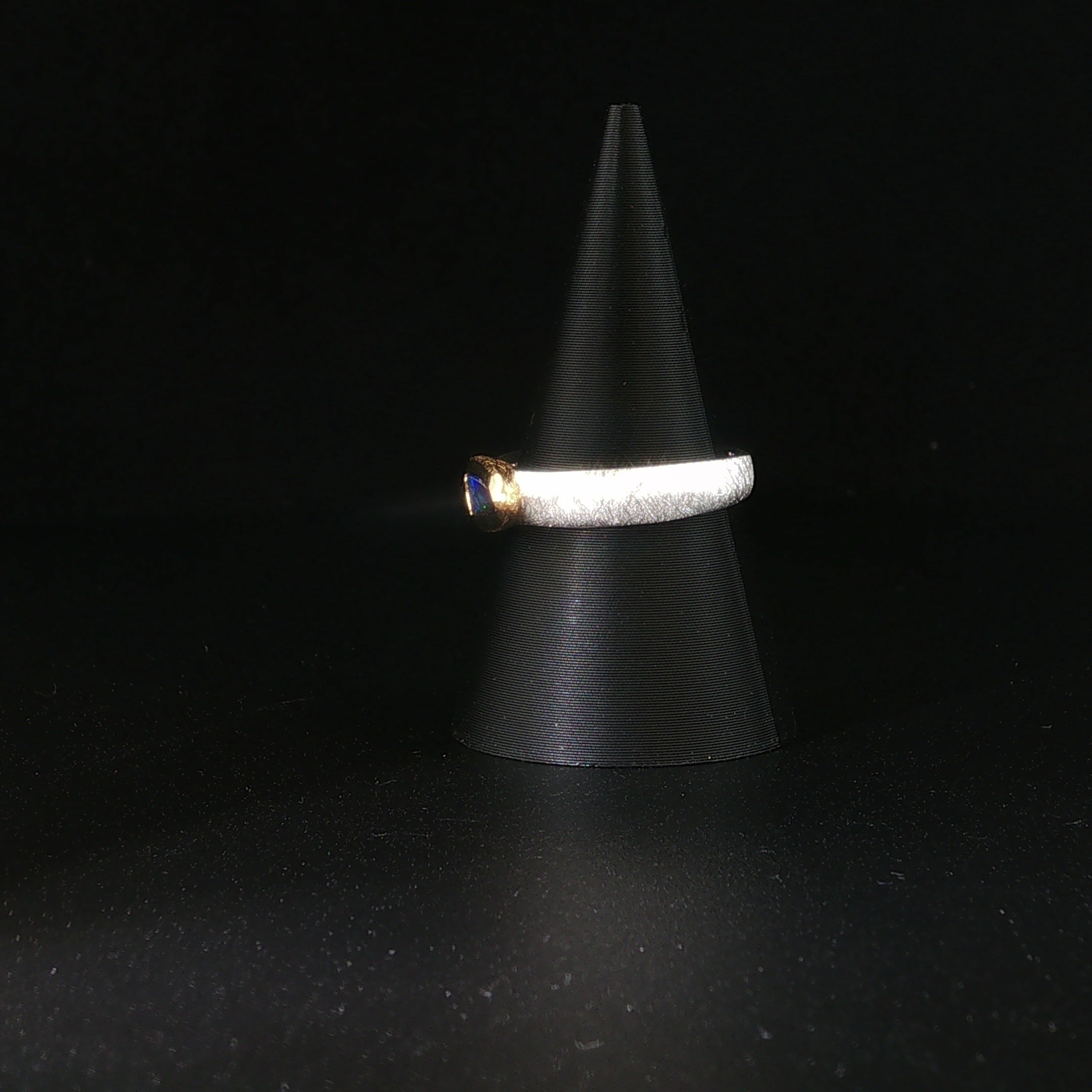 Boulder Opal Ring
