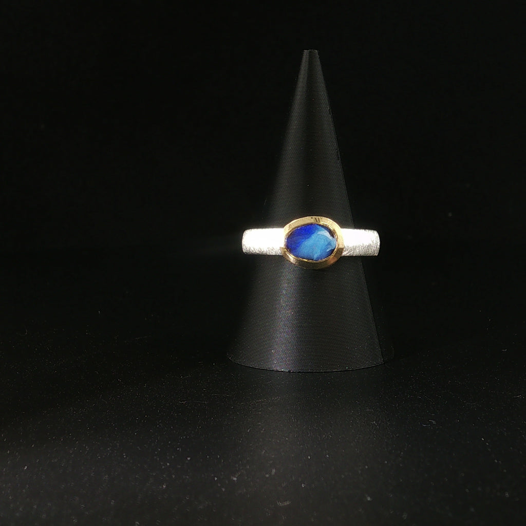 Boulder Opal Ring