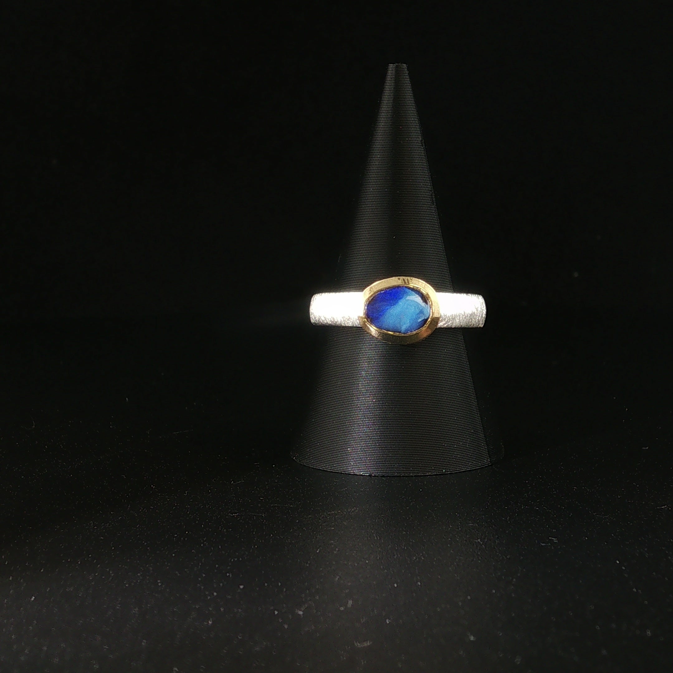 Boulder Opal Ring