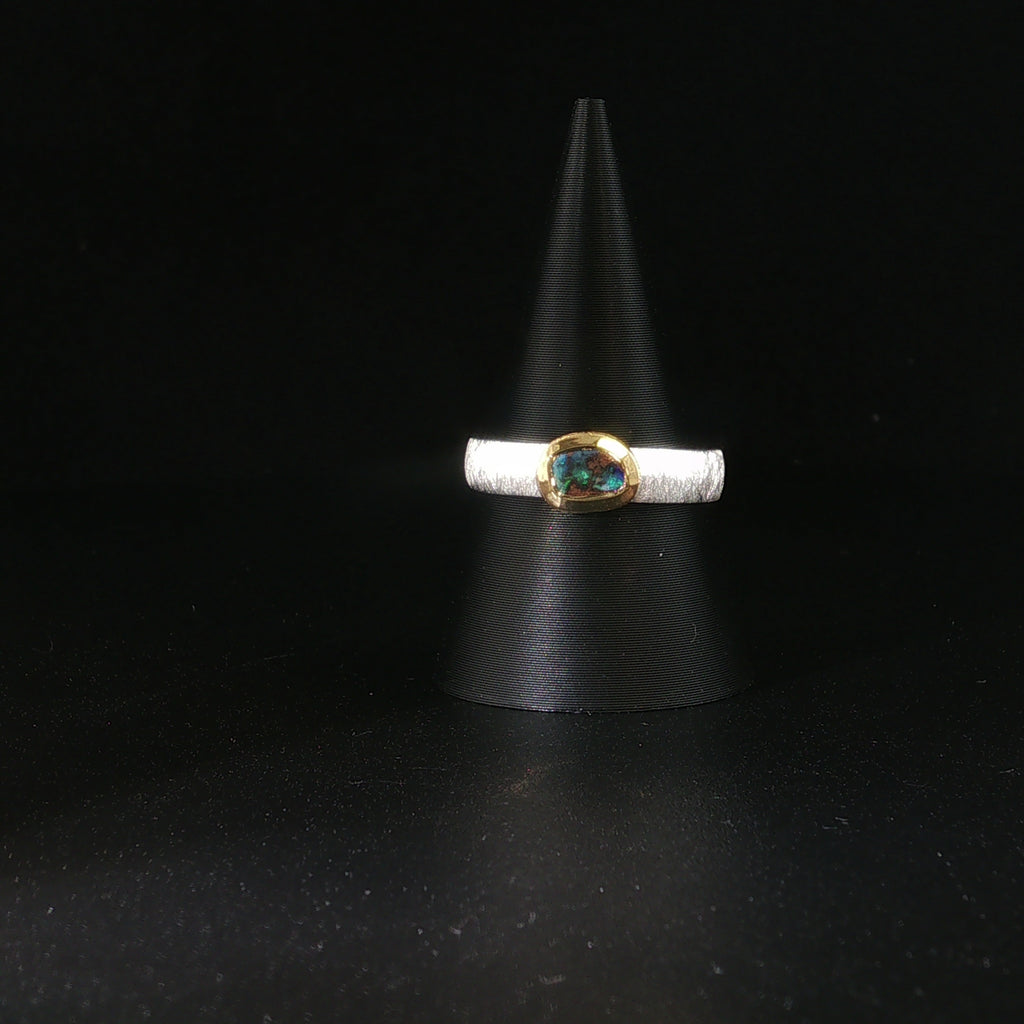 Boulder Opal Ring