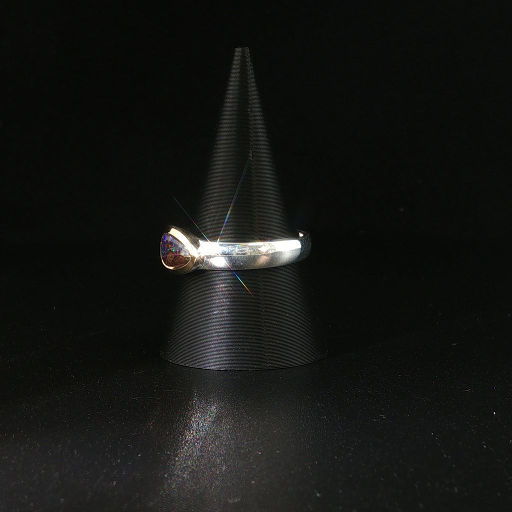 Boulder Opal Ring