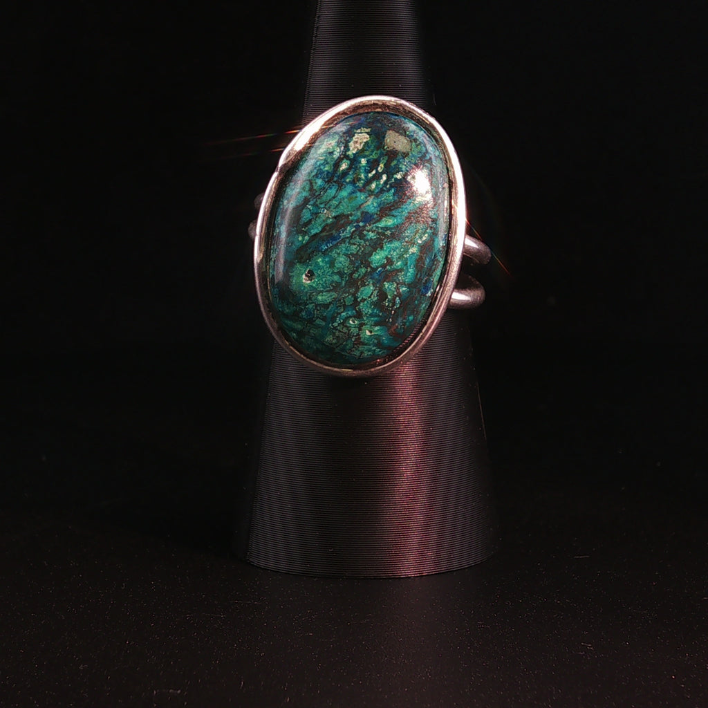 Chrysokoll Ring