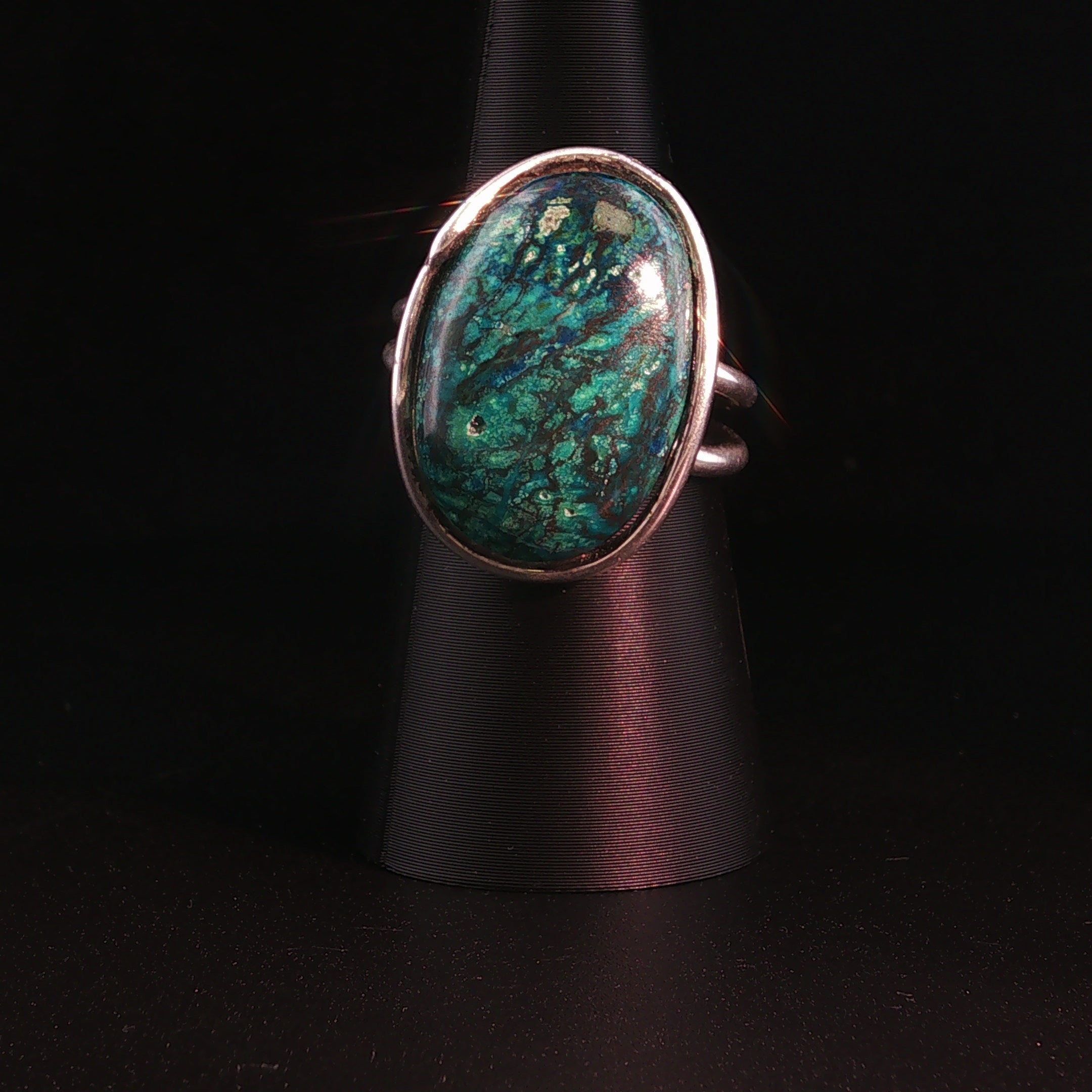 Chrysokoll Ring