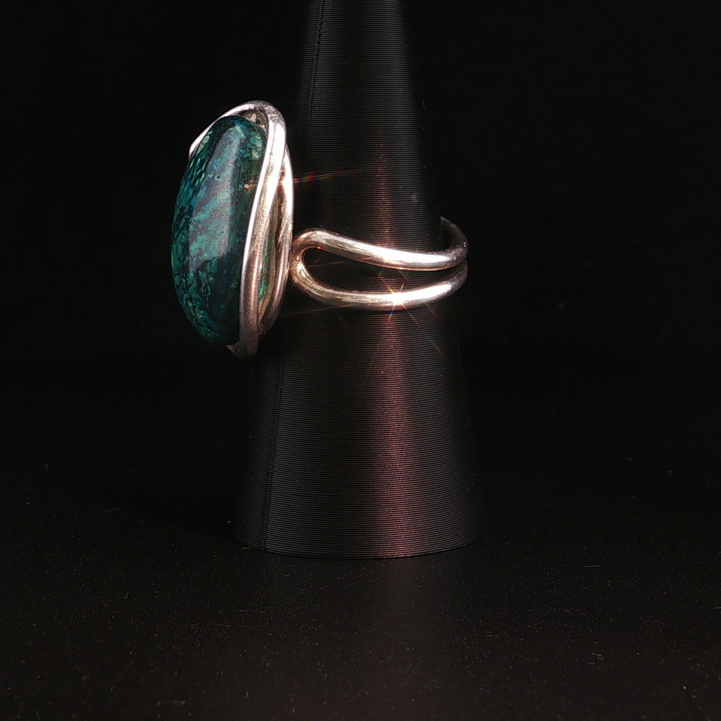 Chrysokoll Ring