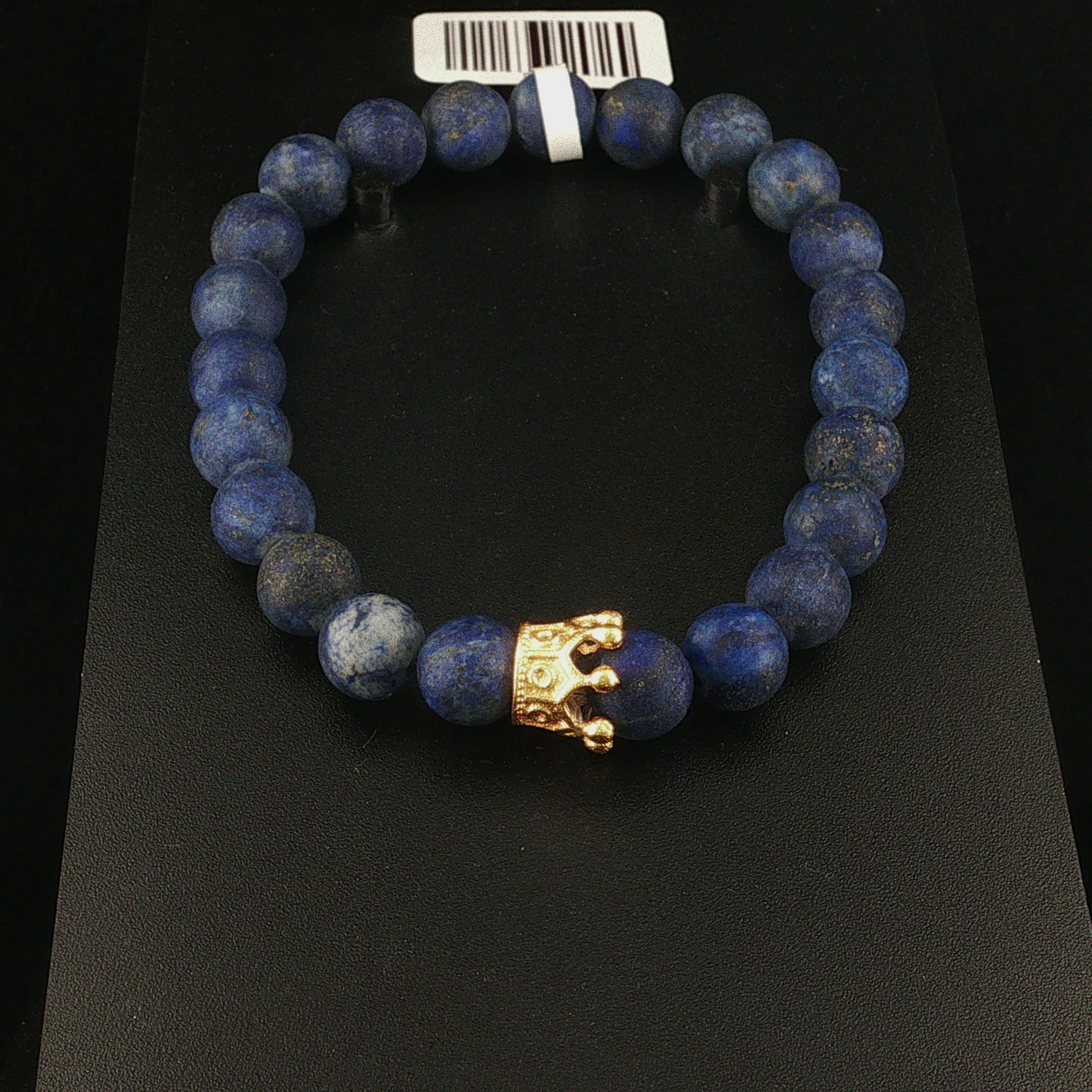 Lapislazuli "matt" Armband