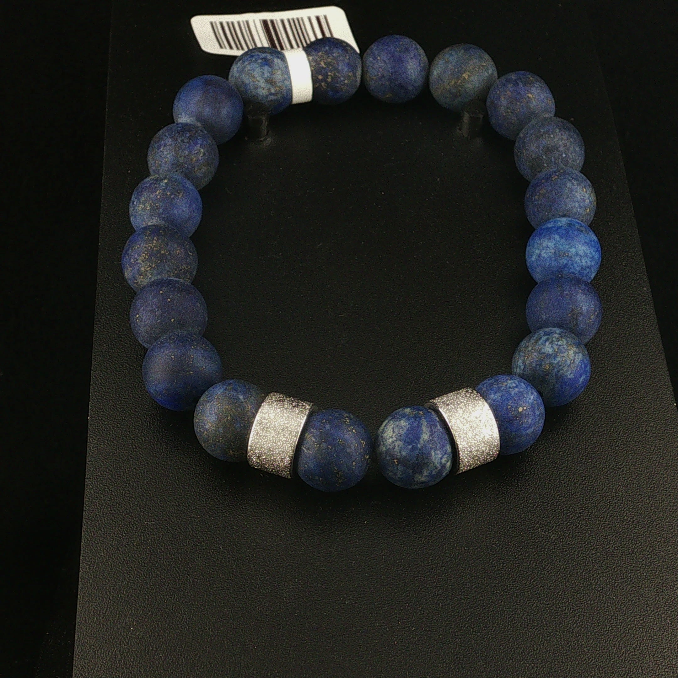 Lapislazuli "matt" Armband