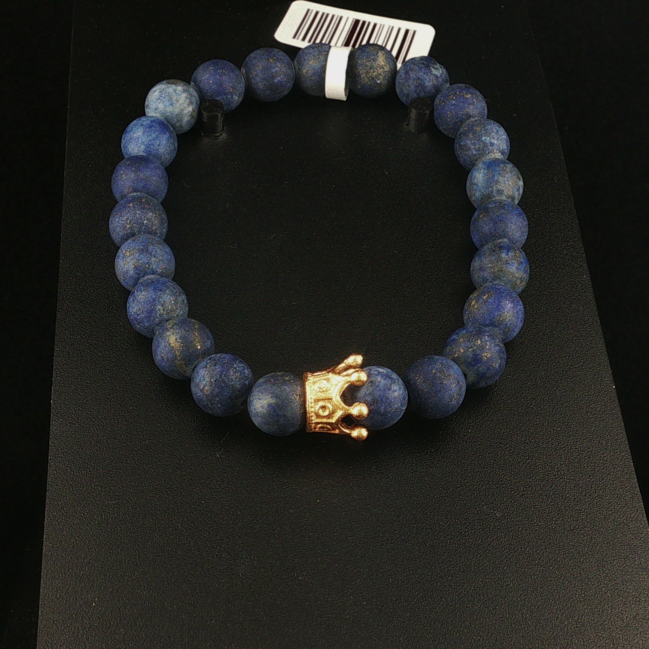 Lapislazuli "matt" Armband