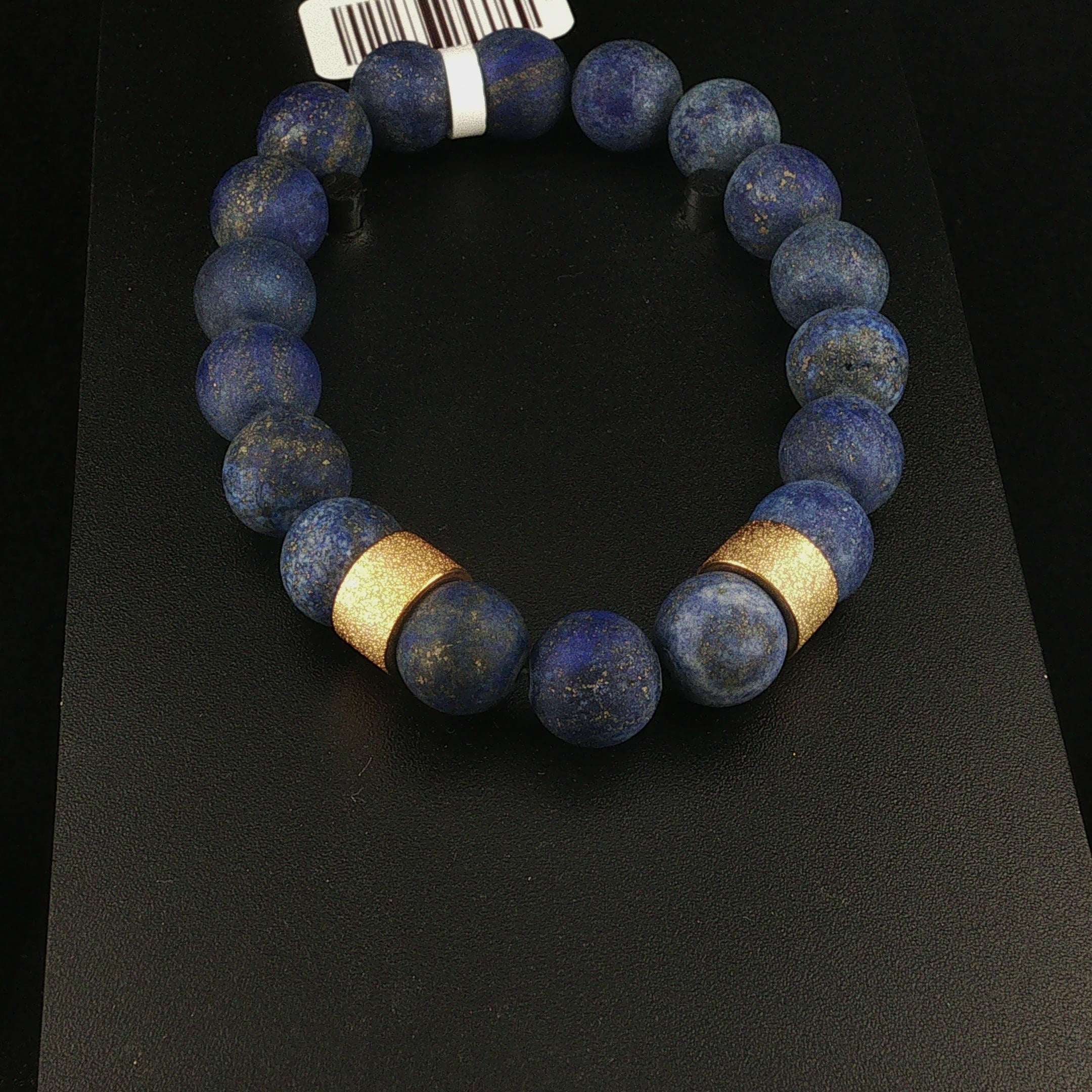 Lapislazuli "matt" Armband