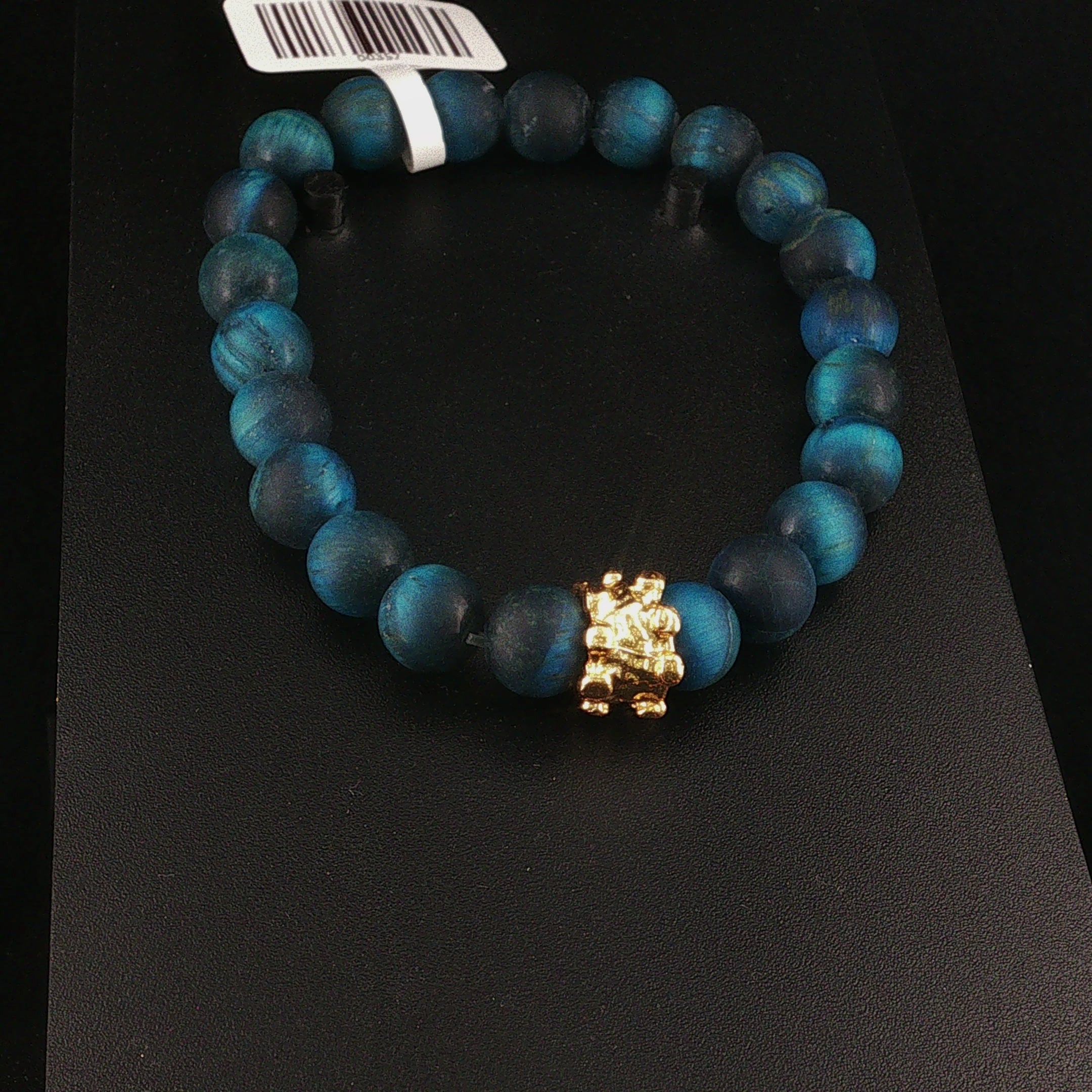 Tigerauge "türkis" Armband