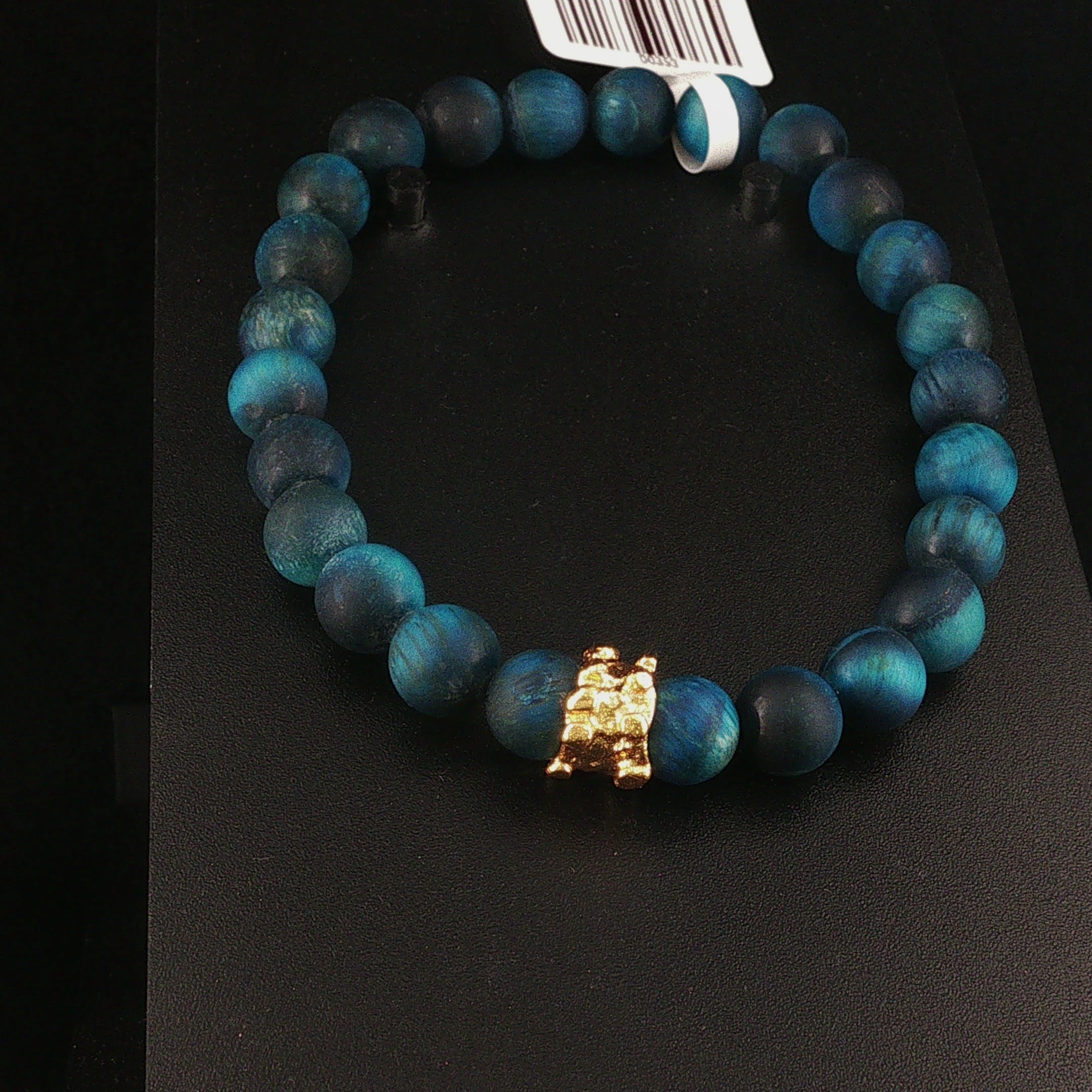 Tigerauge "türkis" Armband