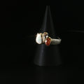 Edelopal & Mandaringranat Ring